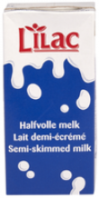 lilac semi skimmed milk  - product's photo